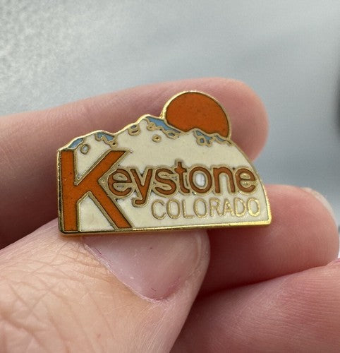 Vintage Keystone Arapahoe Basin Ski Colorado Pin