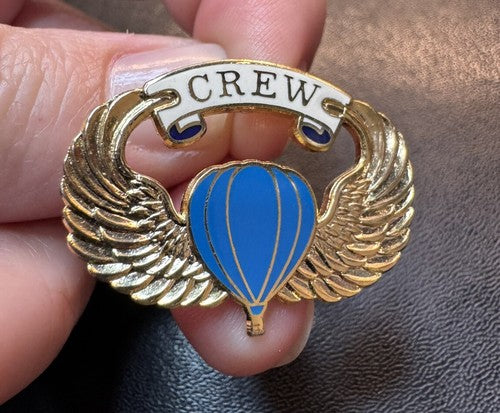 Vintage Pilot/Crew - Hot Air Balloon Pin
