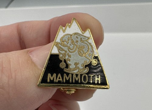 VTG Mammoth Mountain California Ski Resort Enamel Pin Travel Skiing Souvenir
