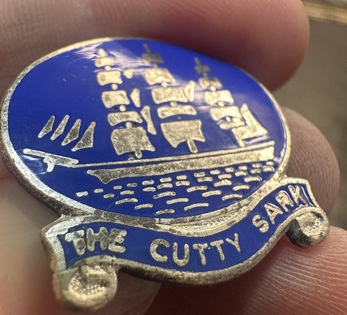 The Cutty Sark Enamel Lapel Badge Lapel Stud Pin Sailing Ship Boat Merchant Navy