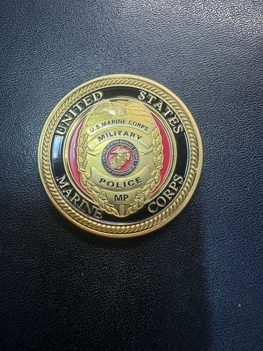 US MARINE CORPS MILITARY POLICE Challenge Coin