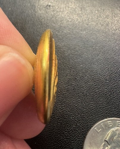 Holland America Line Uniform Button Gold Tone