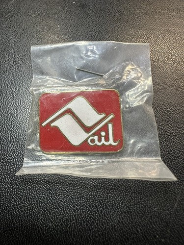 RARE Red Vail Ski Resort Colorado Vintage Ski Pin New Old Stock
