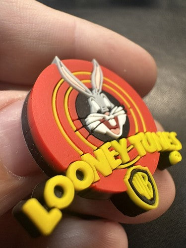 Vintage Bugs Bunny Looney Tunes WB Rubber 1998 Lapel Pin Cartoon Rabbit Warner