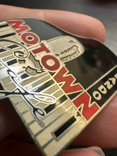 Motown Cafe Orlando Microphone Piano Vintage Lapel Pin Back