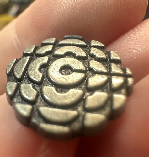 CBC CANADIAN BROADCASTING CORPORATION Media Logo Pin Pewter-look