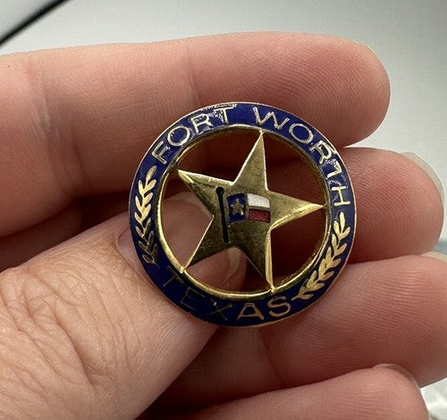 Fort Worth Texas Souvenir Lapel Pin - Very Nice!