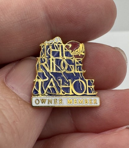 The Ridge Tahoe Owner Member Small Metal Pin Ski Resort