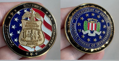 FBI Challenge Coin Federal Bureau of Investigation