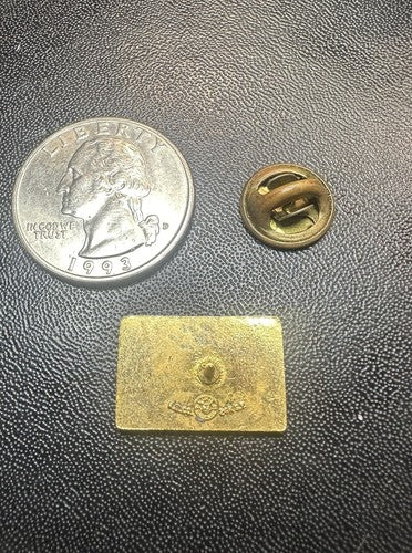Vintage American Red Cross Babysitter Lapel Pin 24k Gold Plate