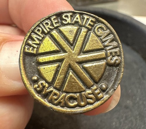 Vintage Empire State Games Syracuse Pin Badge RARE