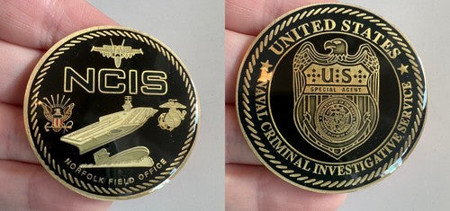NCIS Norfolk Field Office Challenge Coin Naval Criminal Investigative Service