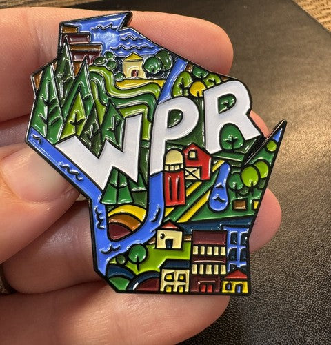 Very Nice Wisconsin Public Radio WPR Pin Button