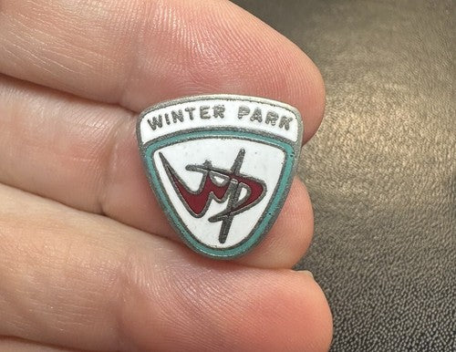 Vintage Winter Park Ski Enamel Pin Colorado Ski Resort Ski Area