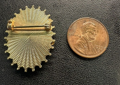 VINTAGE ~ BRETAGNE A MA VIE ~ CREST SHIELD BROOCH PIN