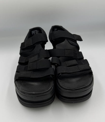 Nike Icon Women's Platform Strappy Sandals Size 7 Black Streetwear Sport