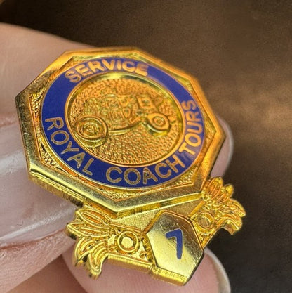Royal Coach Tours - 7 Years Of Service - Lapel Pin