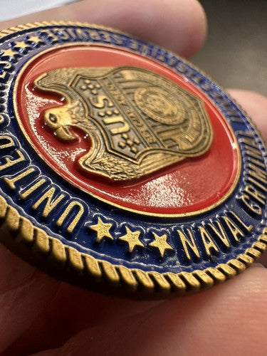 US NAVY NCIS MIDDLE EAST FIELD OFFICE CHALLENGE COIN (USCG US ARMY USMC)