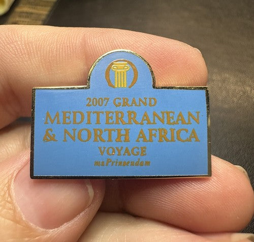 HOLLAND AMERICA CRUISE LINE PRINSENDAM Mediterranean North Africa Voyage Pin