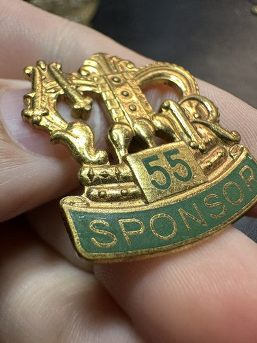 1955 American Royal SPONSOR Pin Equestrian Rodeo Livestock - RARE
