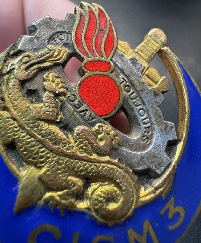 Centre d'Instruction Spécialisé 3 CISM AFN Drago Paris Metargent French Army Pin