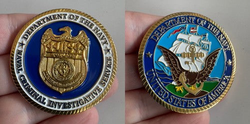 NCIS Department of the Navy Challenge Coin