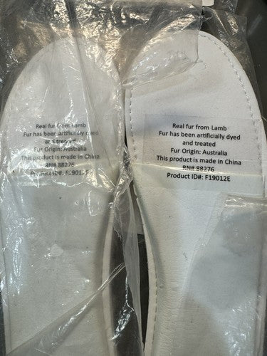 UGG Womens Sheepskin Insole Natural White Size 8 9501