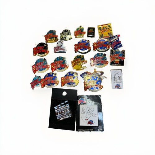 Lot of 22 Planet Hollywood Collectors Pins