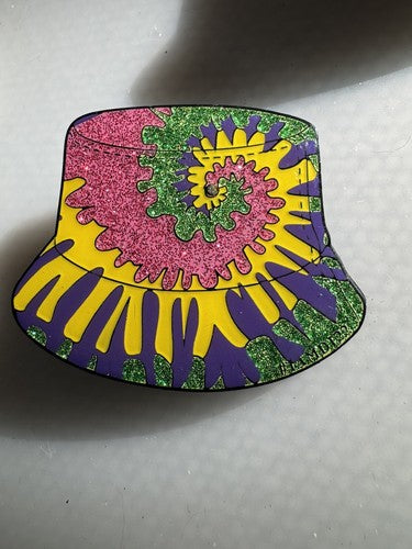 3x 2022 Destination Imagination DI Trading Pin Glitter Bucket Hats Lapel Pins