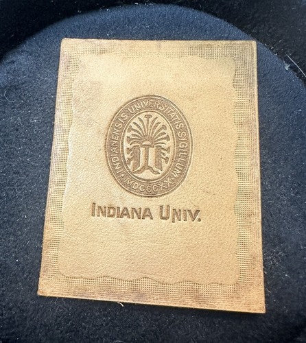 c1910s Tobacco Cigarette Leather  UNIVERSITY of INDIANA