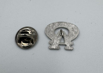 Vintage Alpha Omega Interlaced Pin Badge Tie Tack