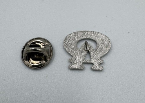 Vintage Alpha Omega Interlaced Pin Badge Tie Tack