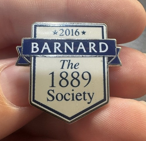Barnard College The 1889 Society 2016 Lapel Pin