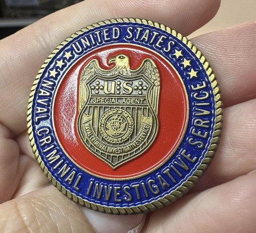 US NAVY NCIS MIDDLE EAST FIELD OFFICE CHALLENGE COIN (USCG US ARMY USMC)