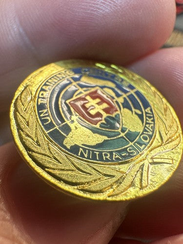 United Nations Training Center NTRA-SLOVAKIA Pin Badge - UN Pin Badge