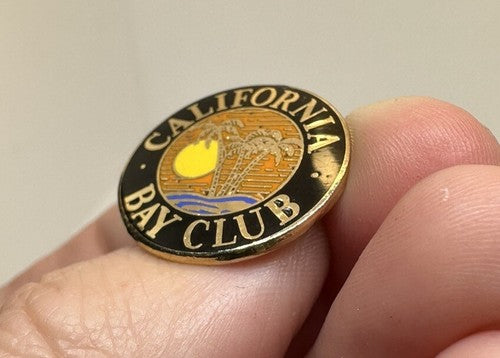 Vintage CALIFORNIA BAY CLUB Lapel Pin RARE