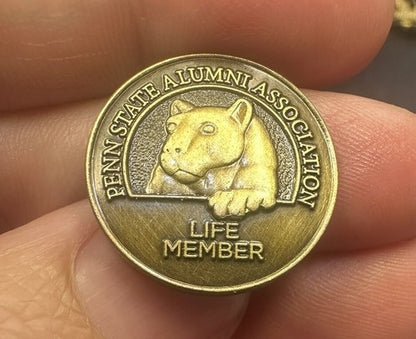 Penn State Alumni Association Life Member Lapel Pin Nittany Lion