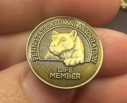 Penn State Alumni Association Life Member Lapel Pin Nittany Lion