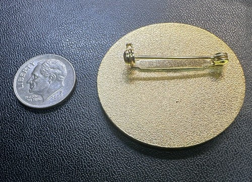 Sitka Lutheran Church Finnish Legacy Since 1840 Pin Vintage & Gold Tone
