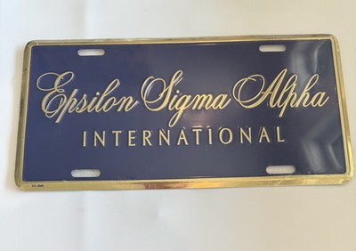 EPSILON SIGMA ALPHA International License Plate