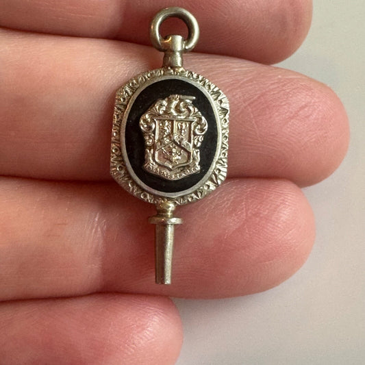 Vintage Phi Delta Kappa Silver Tone Key Fob Pendant Old! RARE