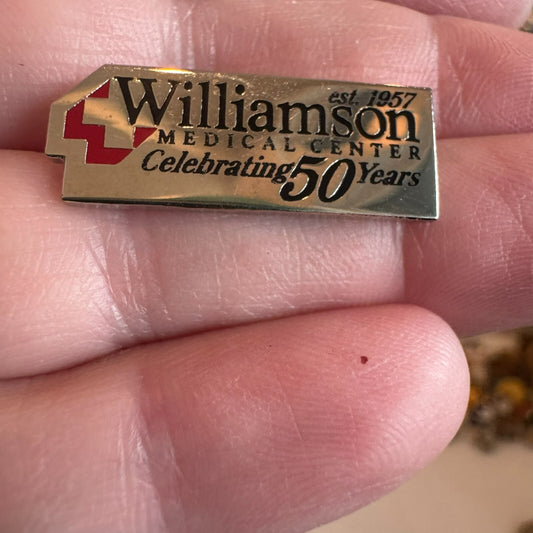 Williamson Medical Center - Celebrating 50 Years Lapel Pin Franklin Tennessee