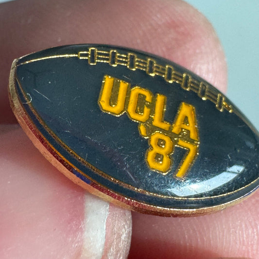 Vintage 1987 University of California Los Angeles UCLA Football Pin Bruins 