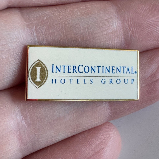 Vintage Intercontinental Hotels Group Logo Lapel Pin IHG