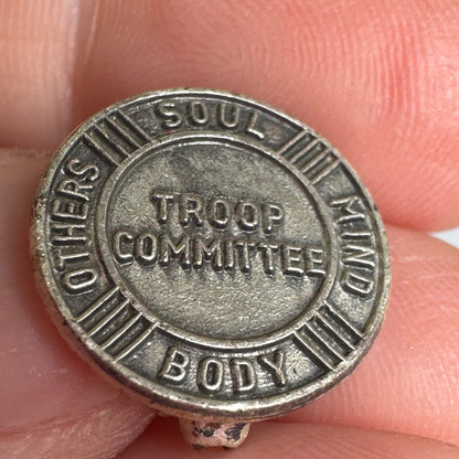 Vintage Troop Committee Lapel Pin Soul Mind Body Others Boy Scouts