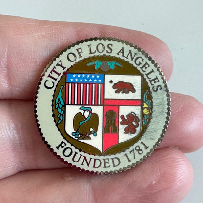 City of Los Angeles California Seal Souvenir Pin 