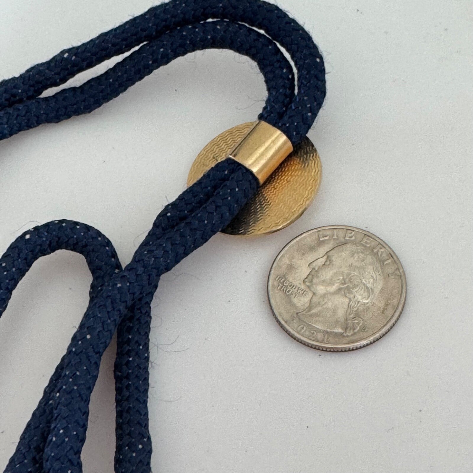 Vintage Loyal Order of Moose Bolo Tie Gold Tone LOOM Jeweled Eye