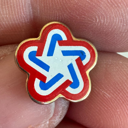 1976 American Revolution Bicentennial Logo Lapel Pin Tie Tack