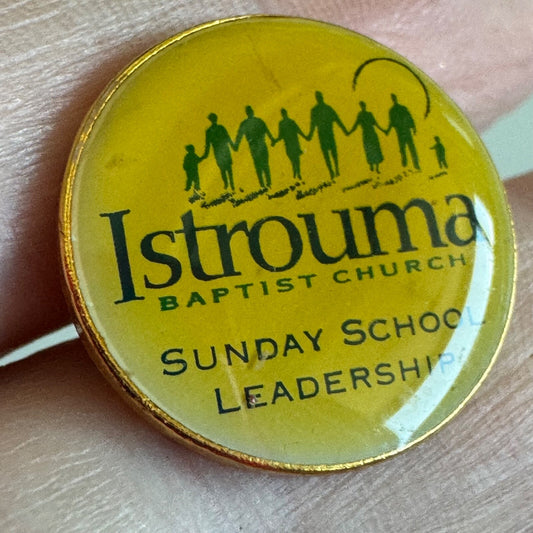Istrouma Baptist Church Sunday School Leadership Pin Baton Rouge Louisiana