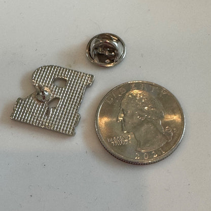 Vintage Rutgers Alumni R Lapel Pin Tie Tack